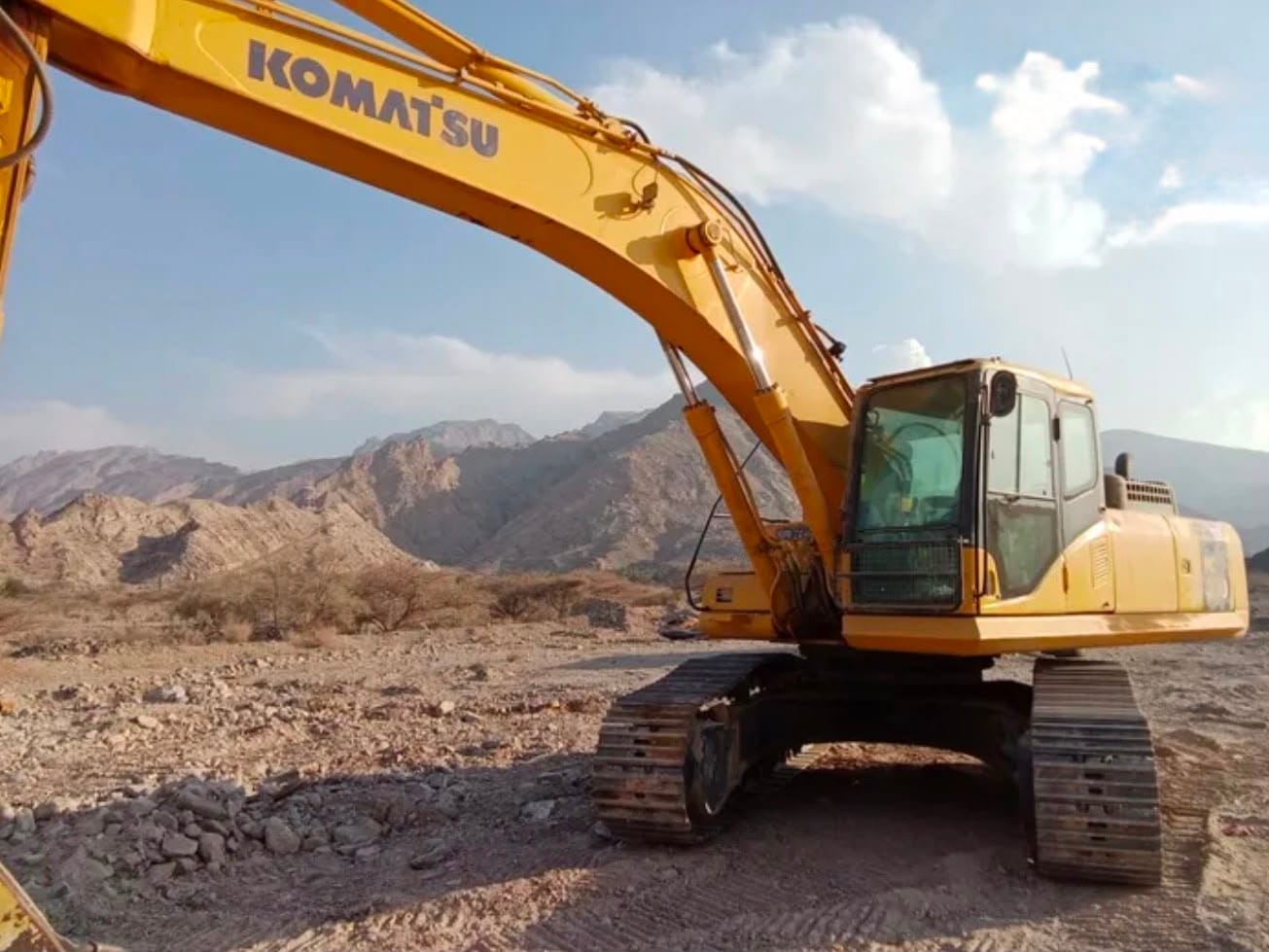 Komatsu PC350 excavator